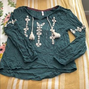 Light blue/green blouse